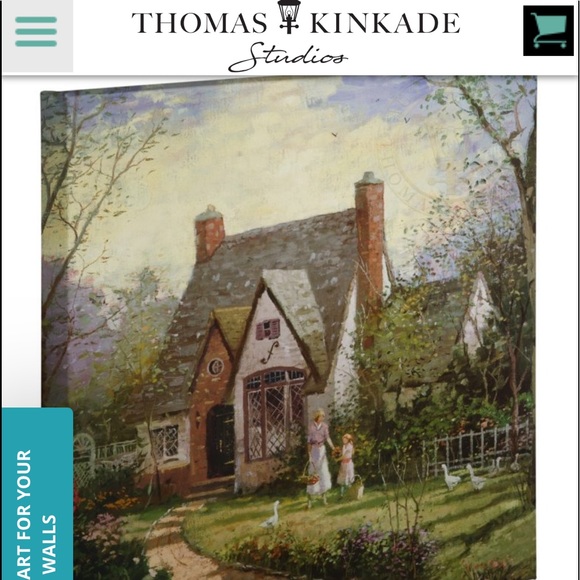 Thomas Kinkade “The Cottage” - Picture 7 of 8